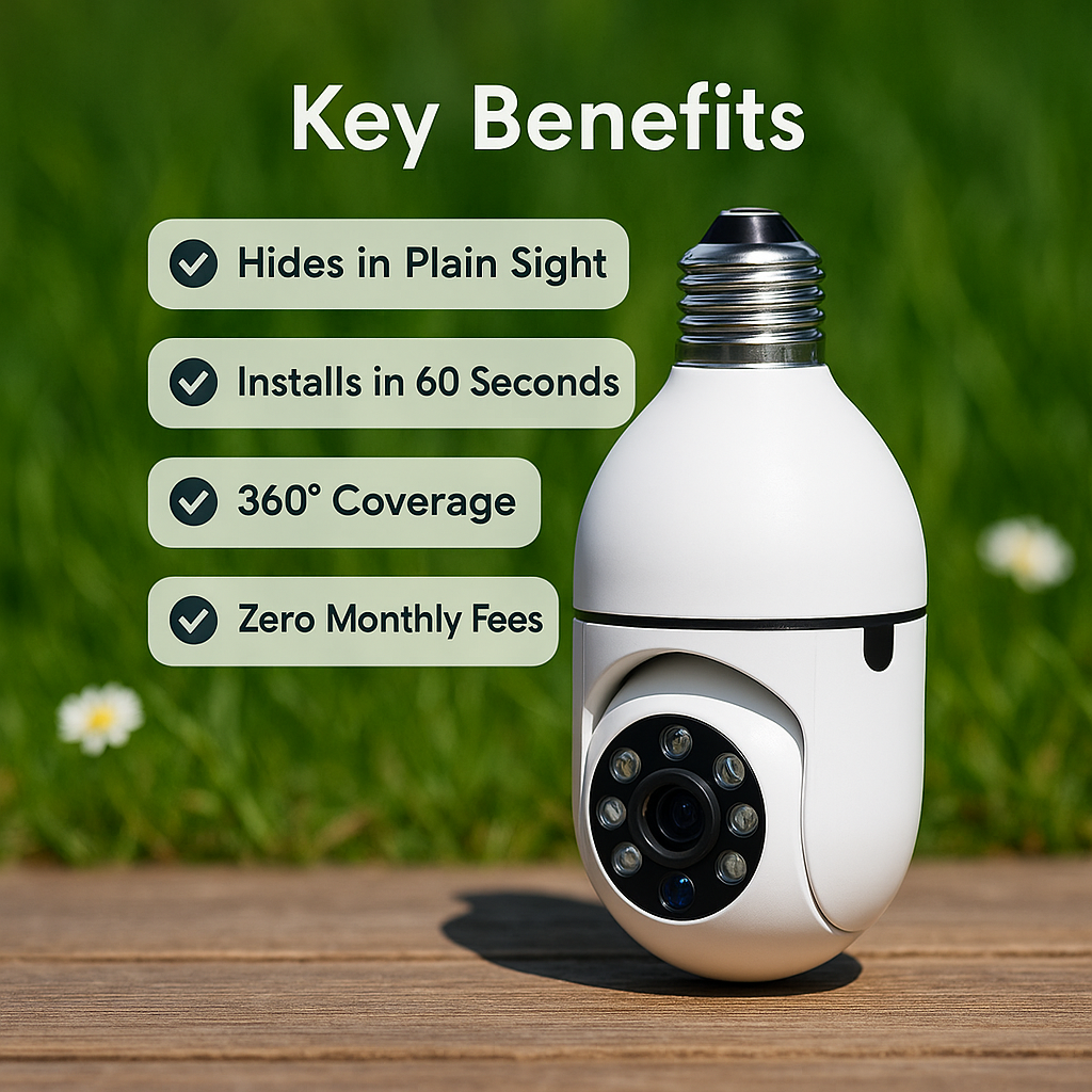 Lightbulb Security Camera